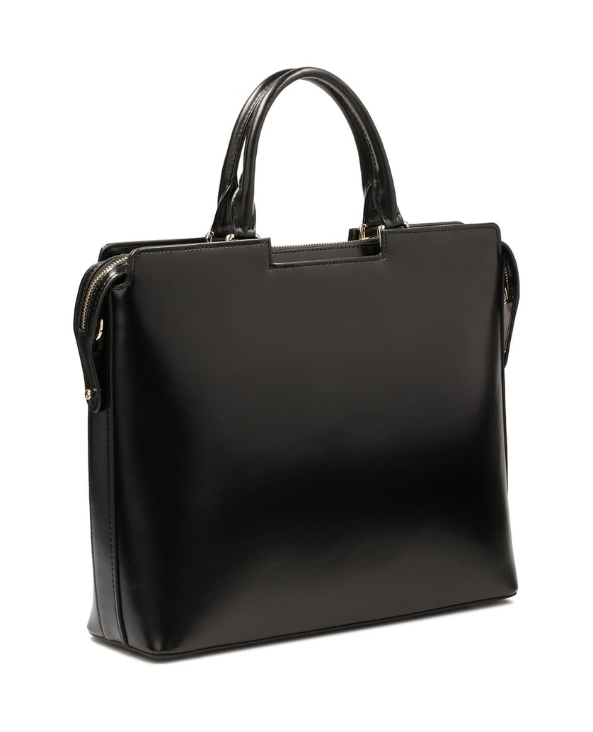 Kazar-Elegant-business-bag-decorated-with-stripes-černá