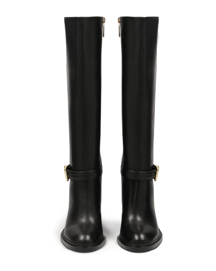 Kazar-Lederstiefel-mit-breiten-Absätzen