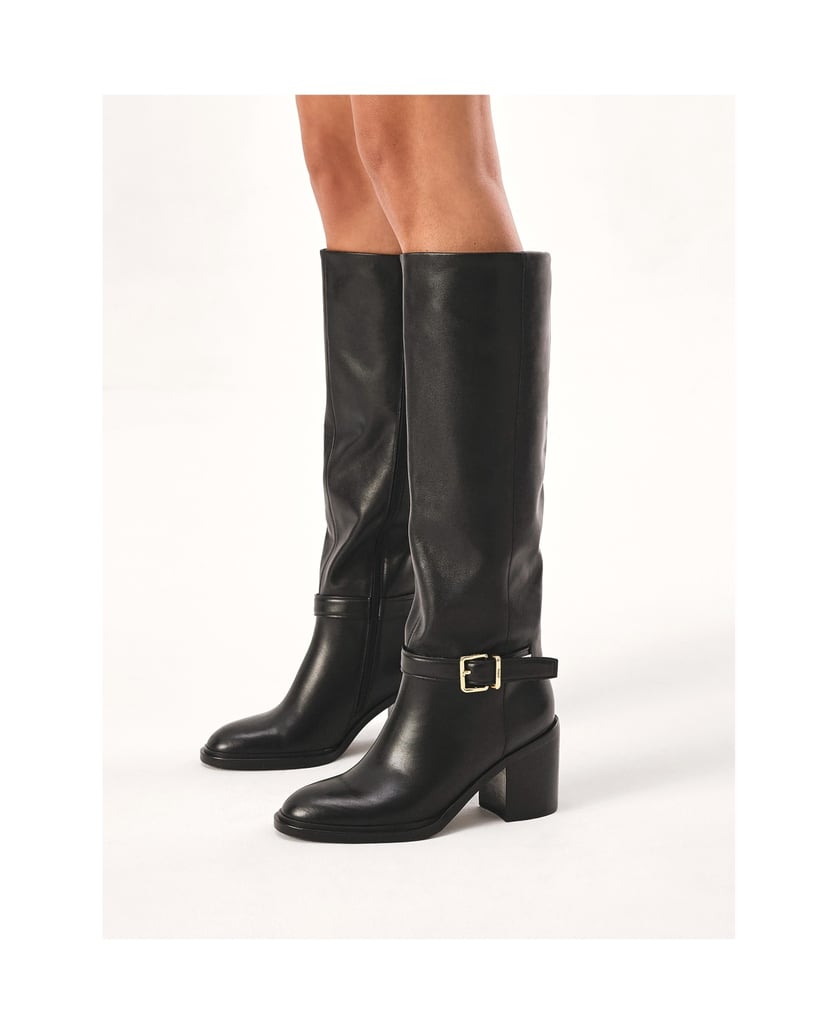 Kazar-Lederstiefel-mit-breiten-Absätzen