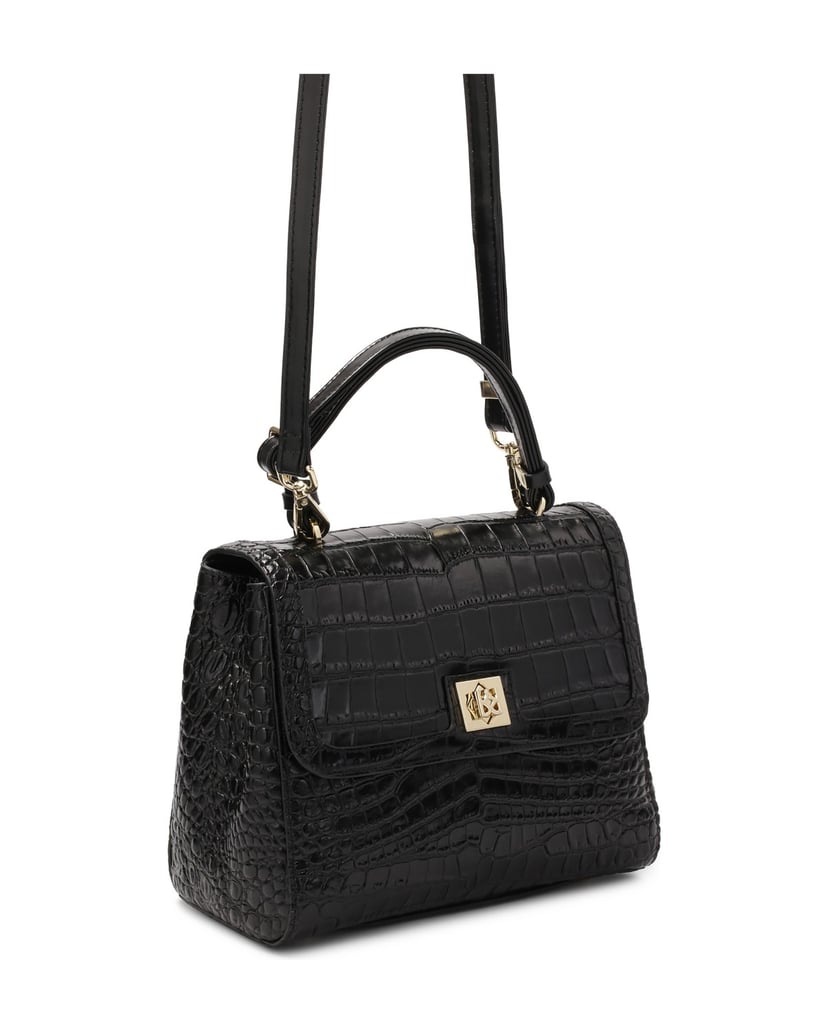 Kazar-Schwarze-Kofferraumtasche-aus-geprägtem-schwarz