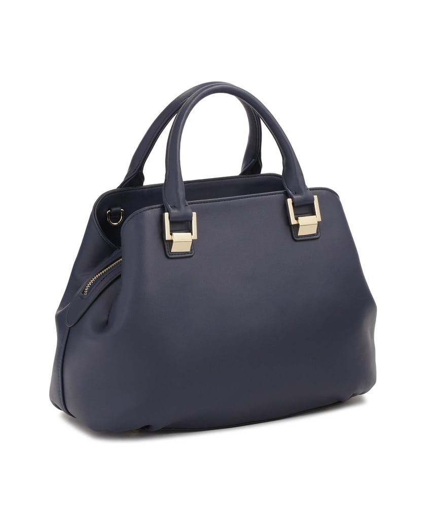 Kazar-Navy-blue-leather-handbag-with-hand-grips-tmavě-modrá