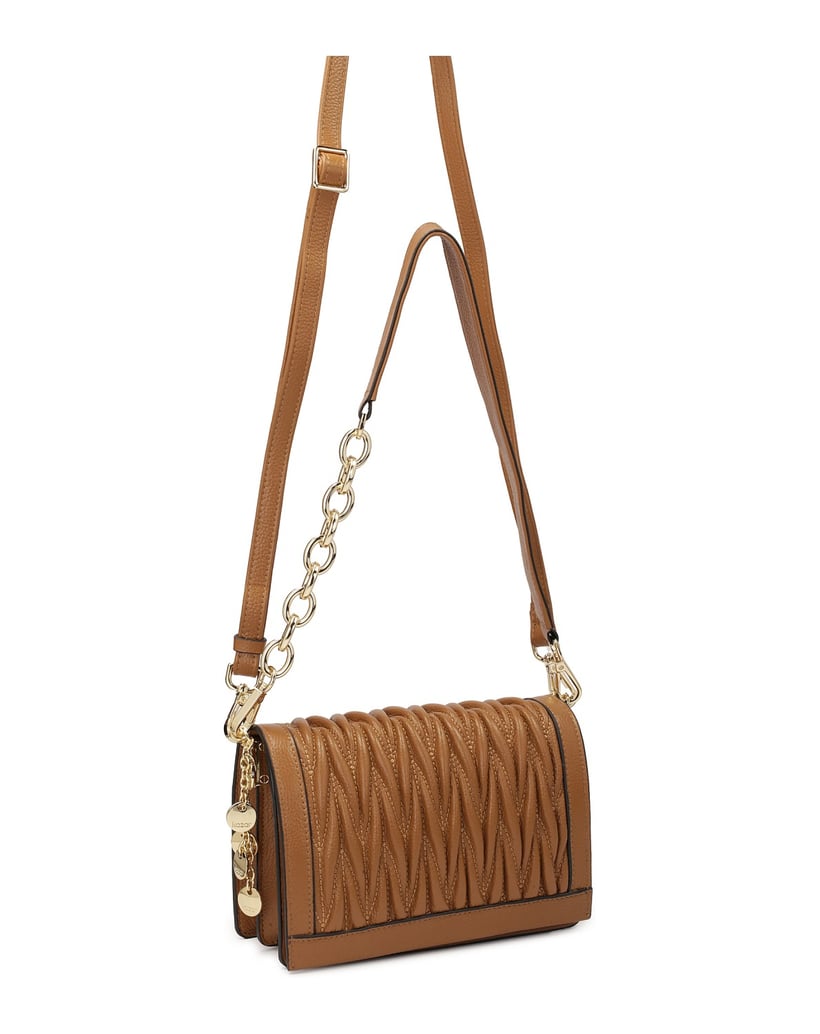 Kazar-Leather-handbag-with-quilted-flap-and-two-straps-ťavia