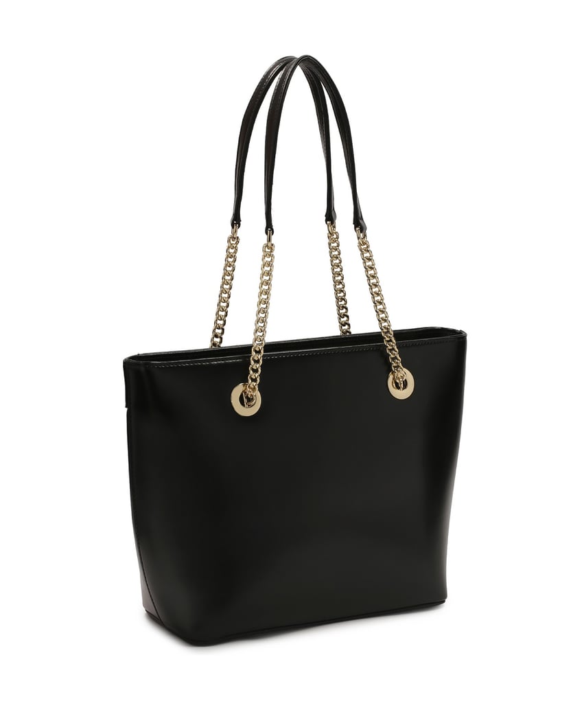 Kazar-Black-handbag-with-long-shoulder-handles-černá