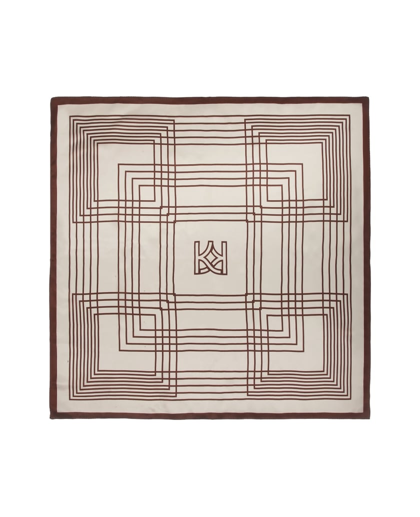 Kazar-Seidenschal-mit-geometrischen-Mustern