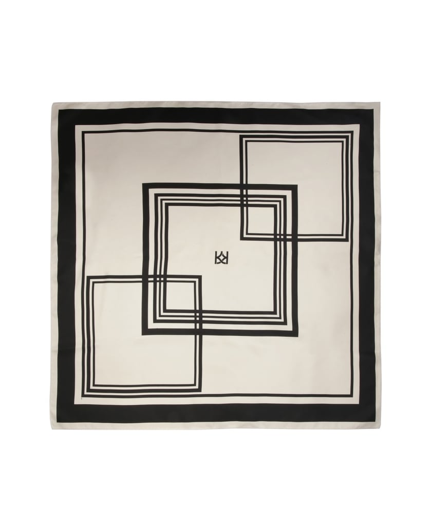 Kazar-Quadratischer-Seidenschal-grau