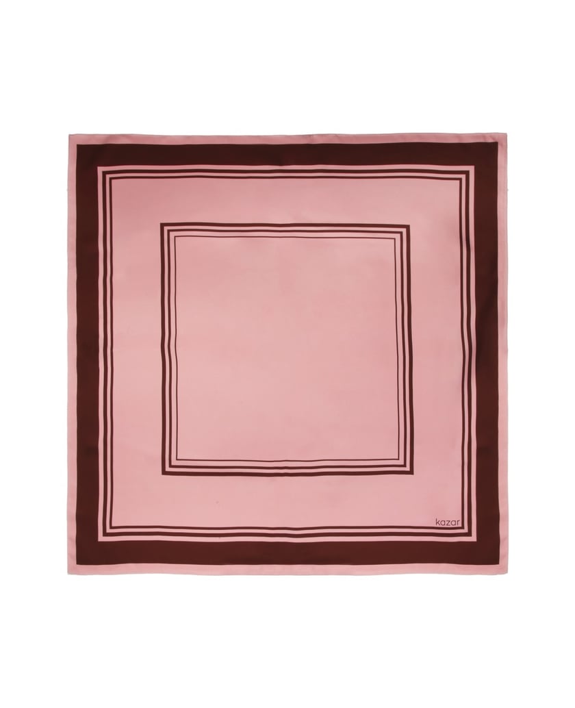 Kazar-Minimalistischer-rosa-Seidenschal-pink