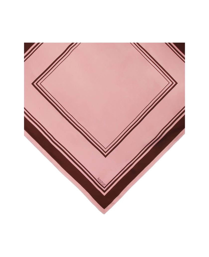 Kazar-Minimalistischer-rosa-Seidenschal-pink