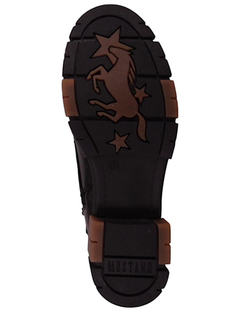Mustang-Stiefeletten-schwarz