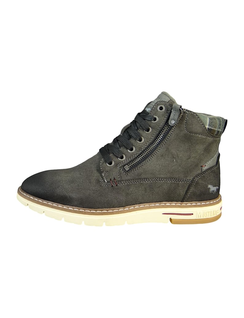 Mustang-Stiefeletten-grau