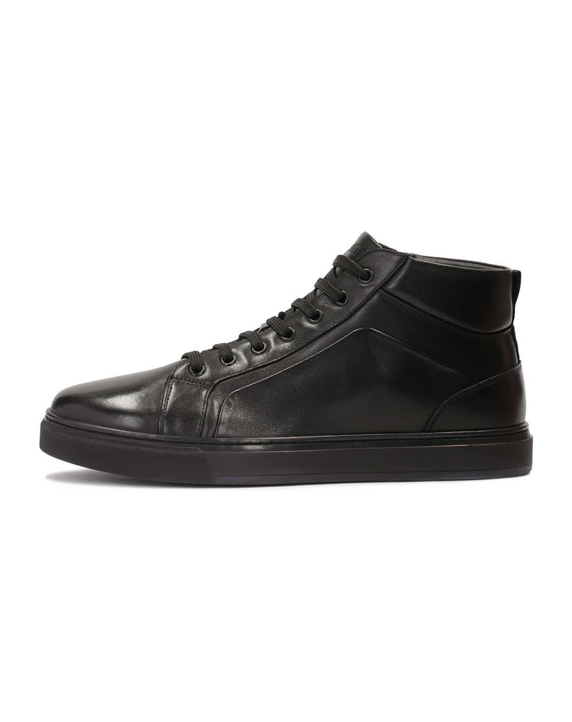 Kazar-Schwarze-Herren-High-Top-Sneakers-schwarz