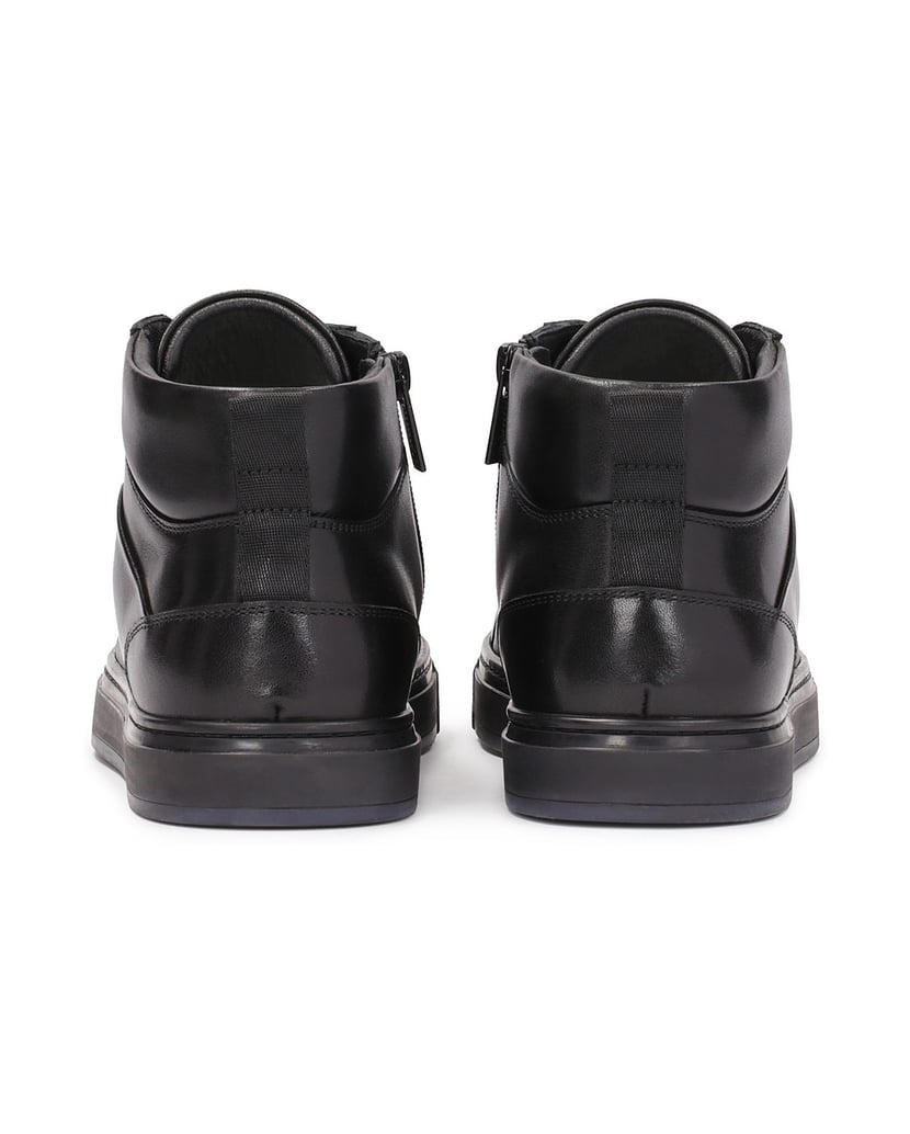 Kazar-Schwarze-Herren-High-Top-Sneakers-schwarz