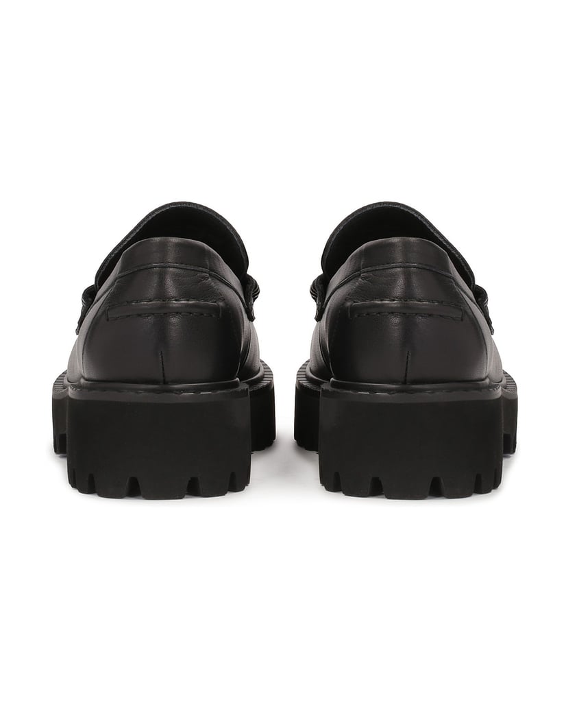 Kazar-Black-shoes-with-gold-rhinestones-čierna