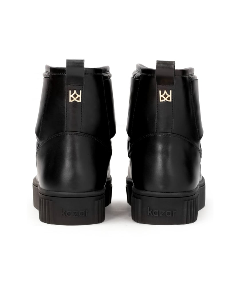 Kazar-Slip-on-sneakers-with-straight-sole-černá
