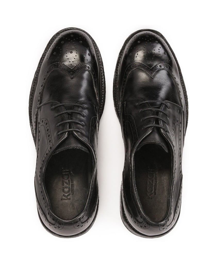 Kazar-Schwarze-Brogues-der-limitierten-Kollektion-schwarz