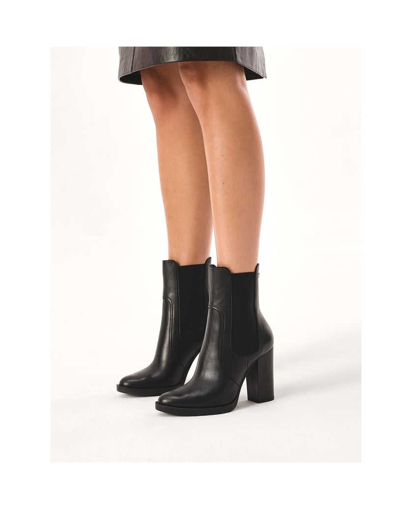 Kazar-Schwarze-Stiletto-Stiefel-mit-elastische-schwarz