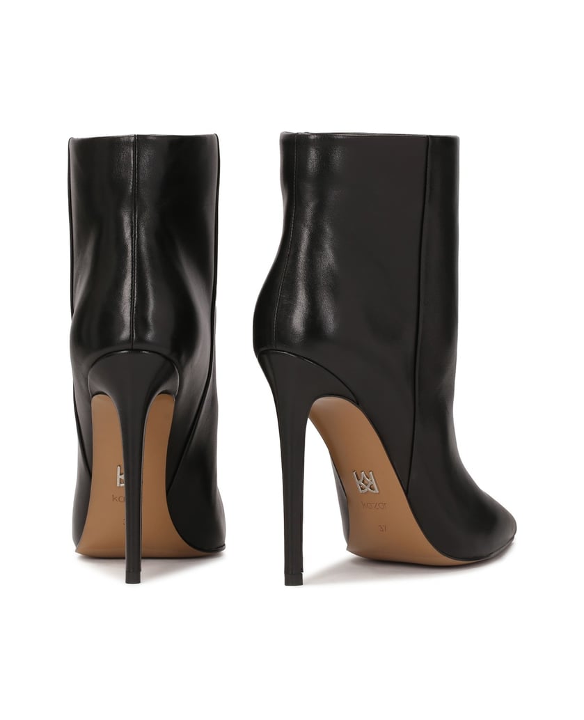 Kazar-Heeled-boots-with-a-slip-on-upper-čierna