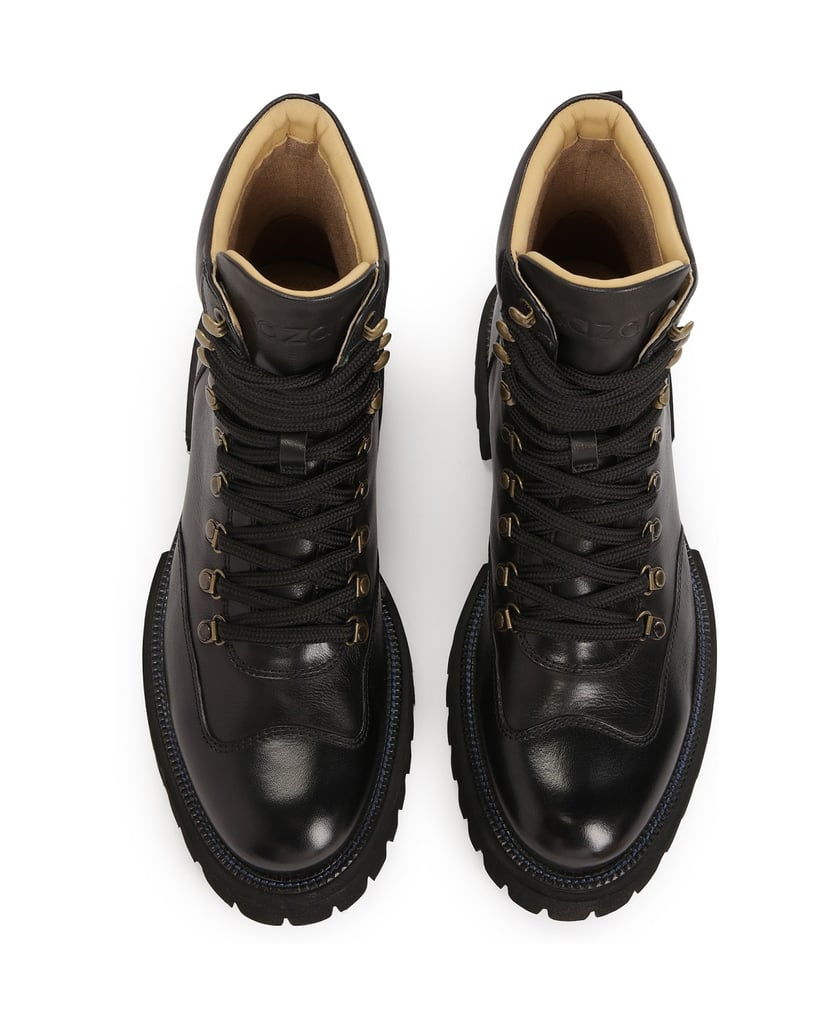 Kazar-All-purpose-black-men's-boots-on-trep-sole-černá