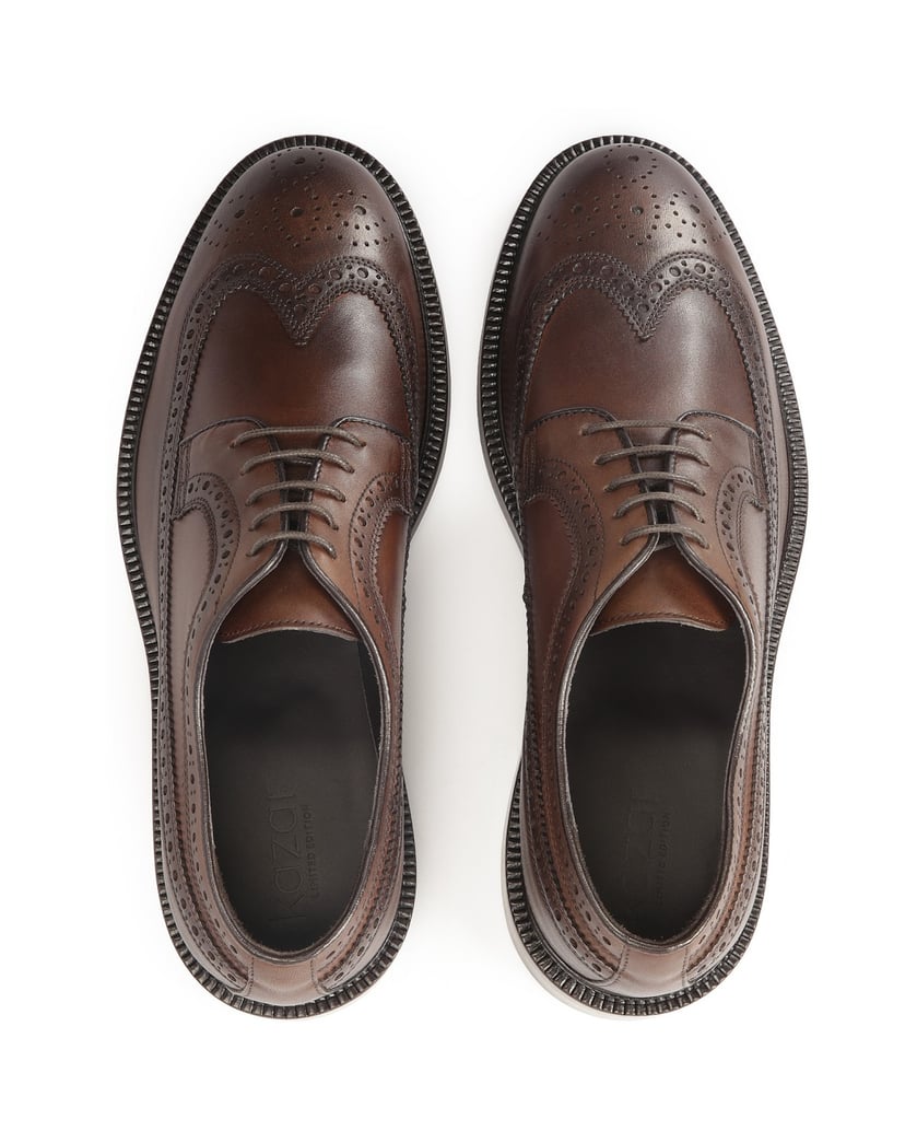 Kazar-Elegant-brown-leather-brogue-shoes-for-men-hnědá