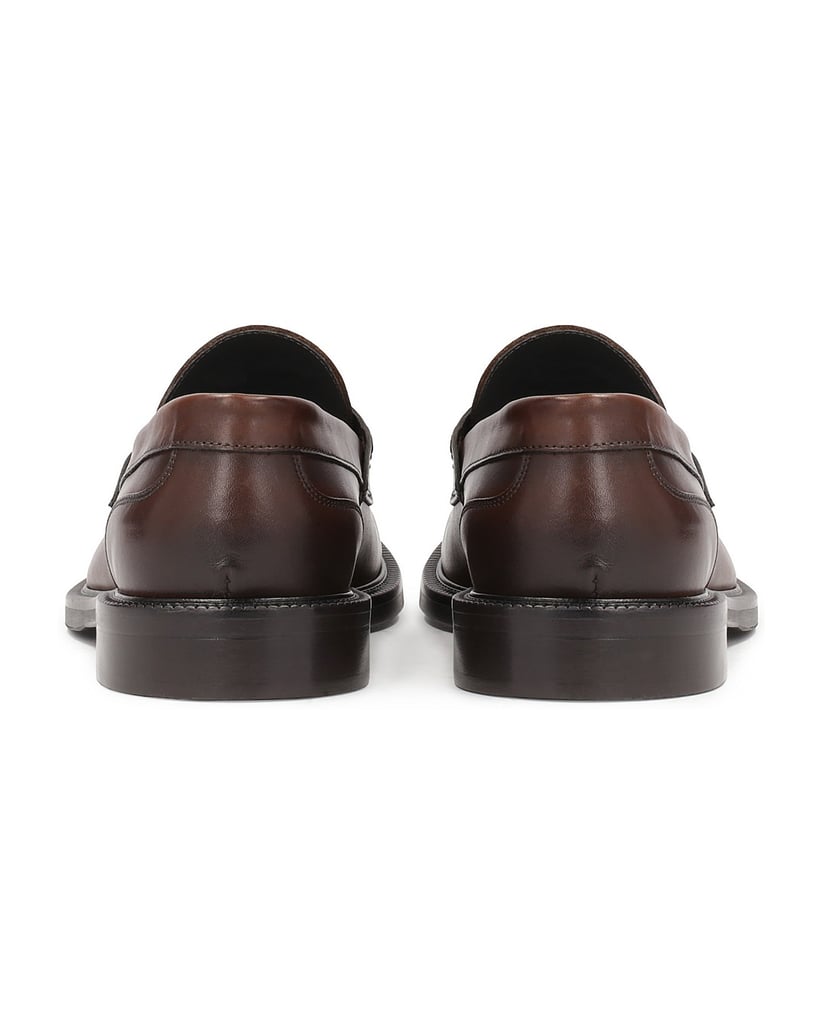 Kazar-Braune-Slipper-mit-Ledersohle-braun