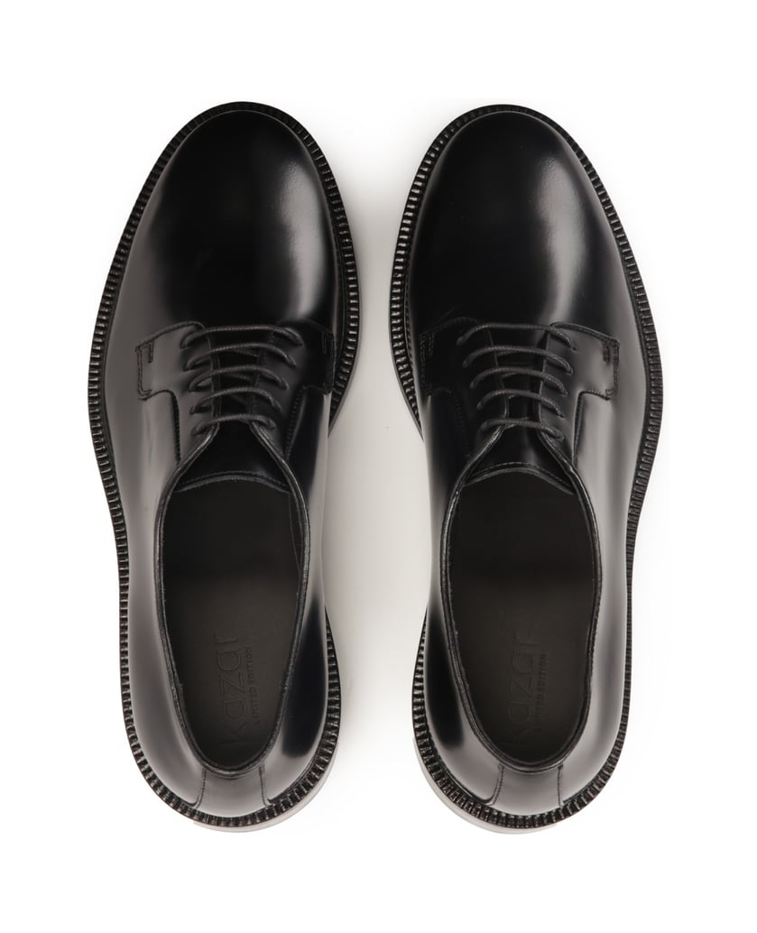 Kazar-Business-Halbschuhe-aus-schwarzem-Leder-schwarz