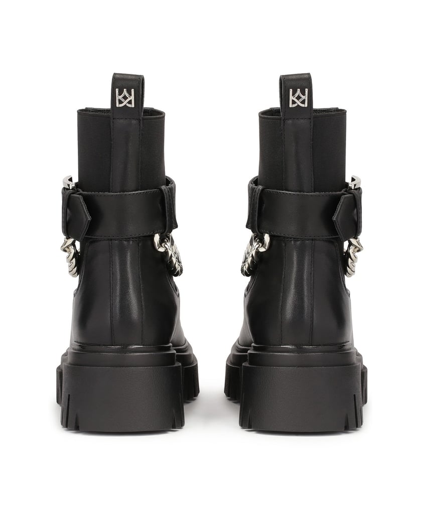 Kazar-Schlupfstiefel-mit-dicker-Sohle-schwarz