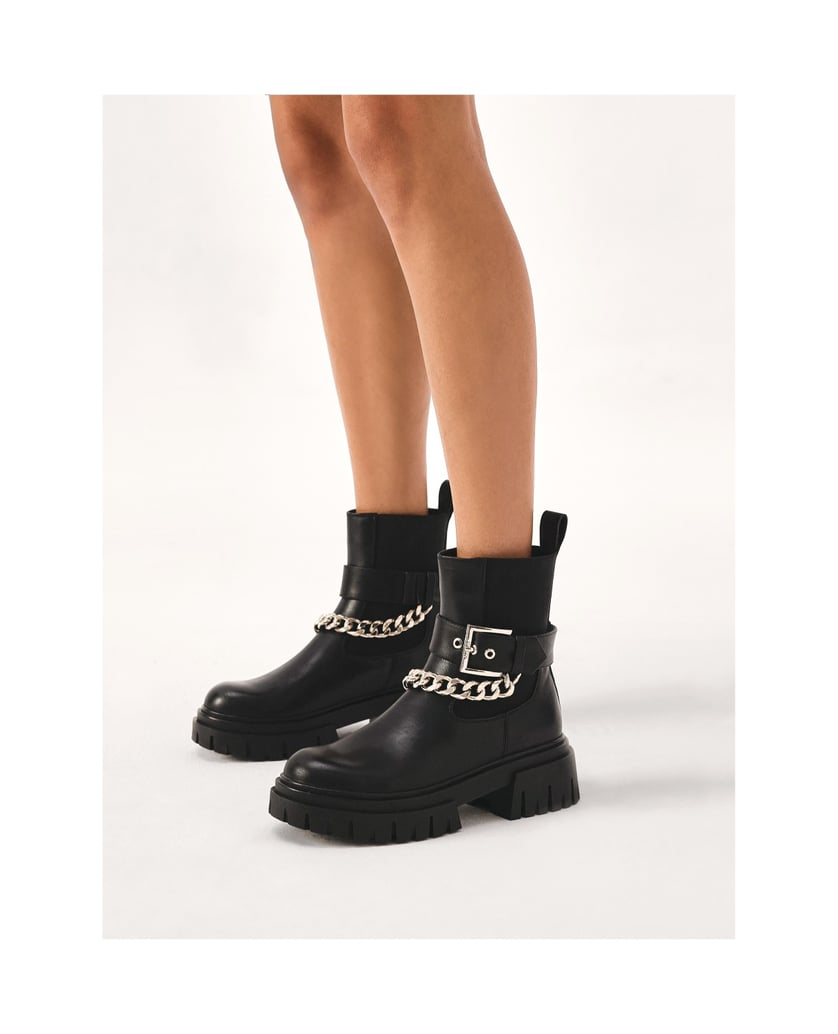 Kazar-Schlupfstiefel-mit-dicker-Sohle-schwarz