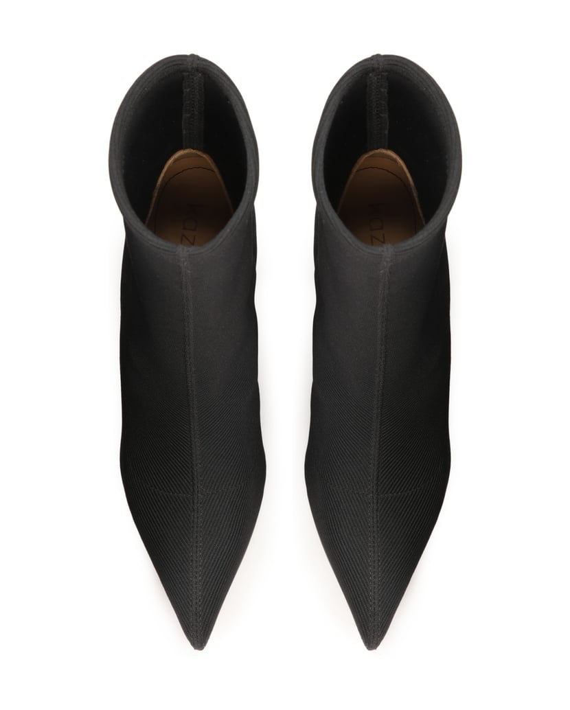 Kazar-Schwarze-Stiefel-mit-elastischem-Schaft-schwarz