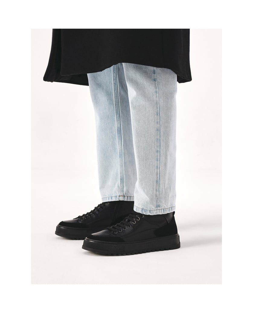 Kazar-Insulated-suede-and-smooth-leather-sneakers-černá