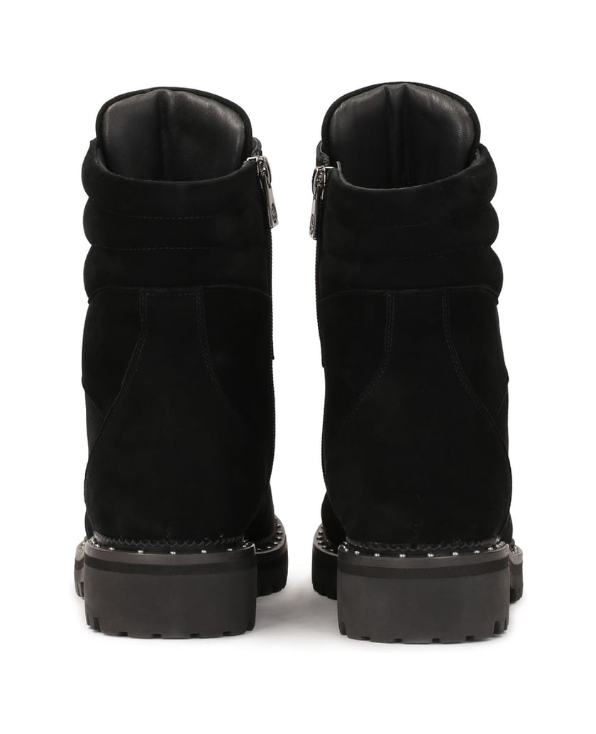 Kazar-Black-suede-boots-with-high-upper-čierna