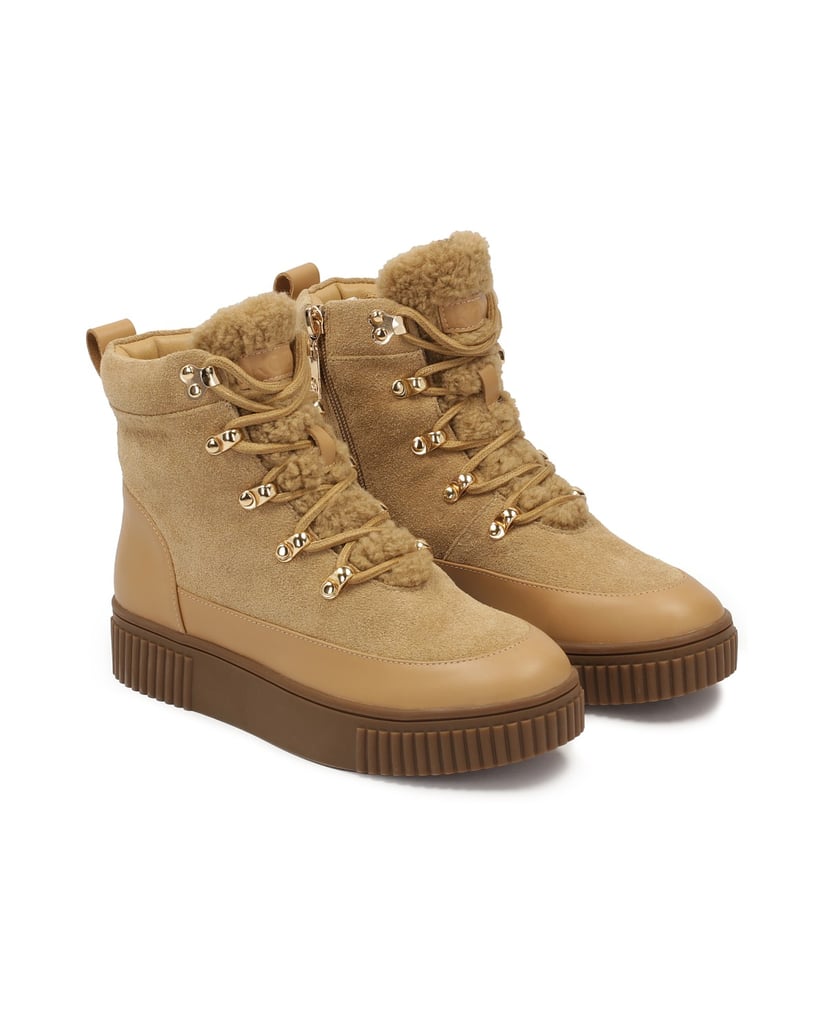 Kazar-Beige-insulated-suede-boots-béžová