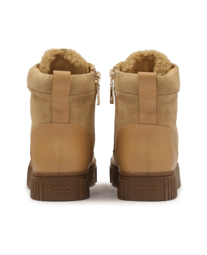 Kazar-Beige-insulated-suede-boots-béžová