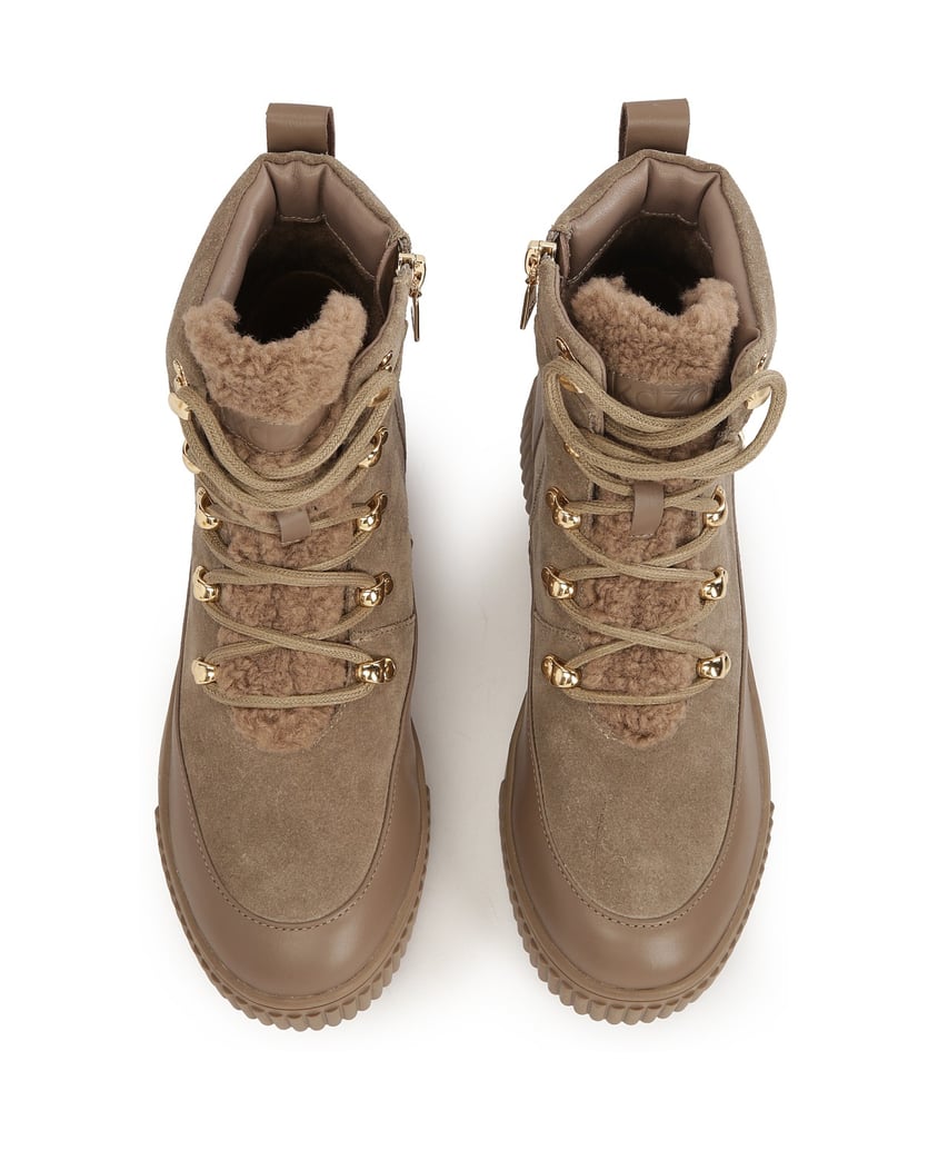 Kazar-Taupefarbene-Stiefel-aus-Wildleder-und-G-taupe