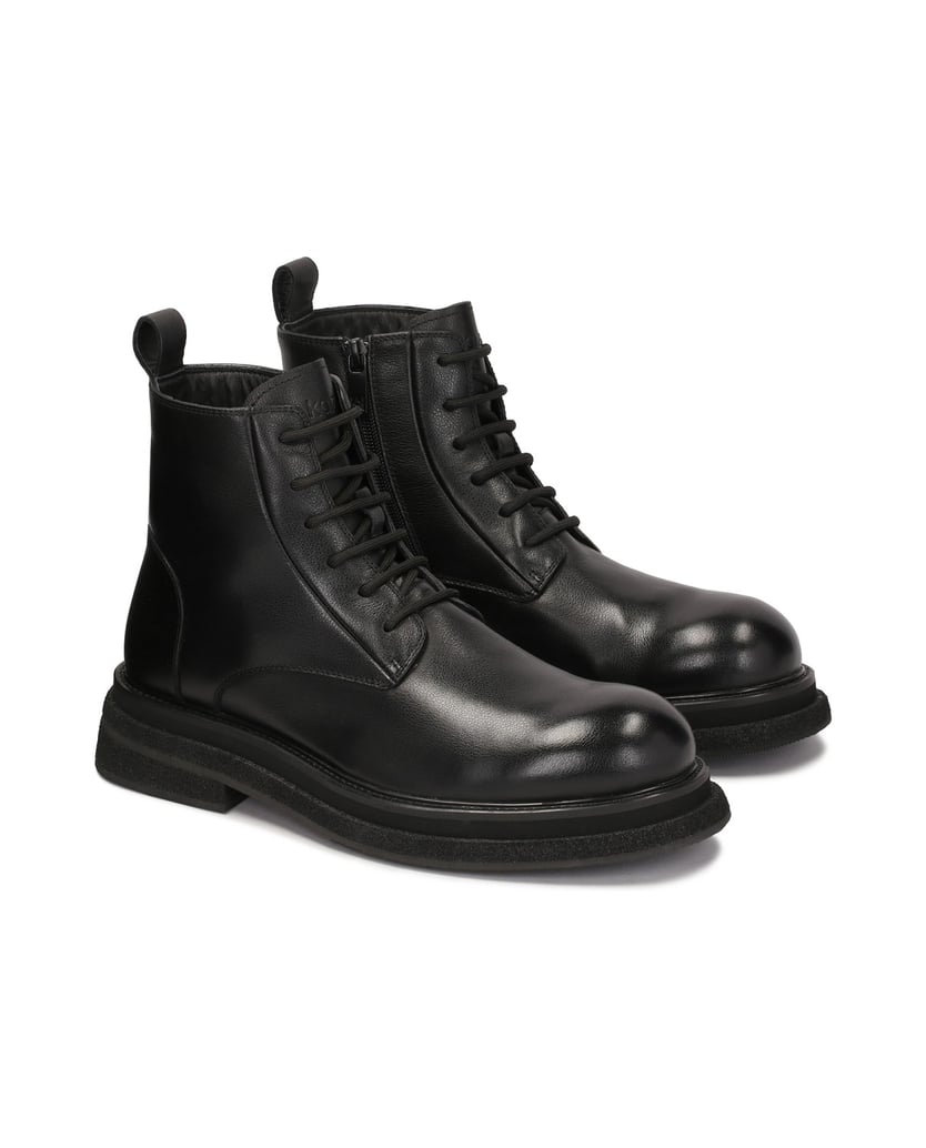 Kazar-Black-boots-with-ankle-length-upper-čierna