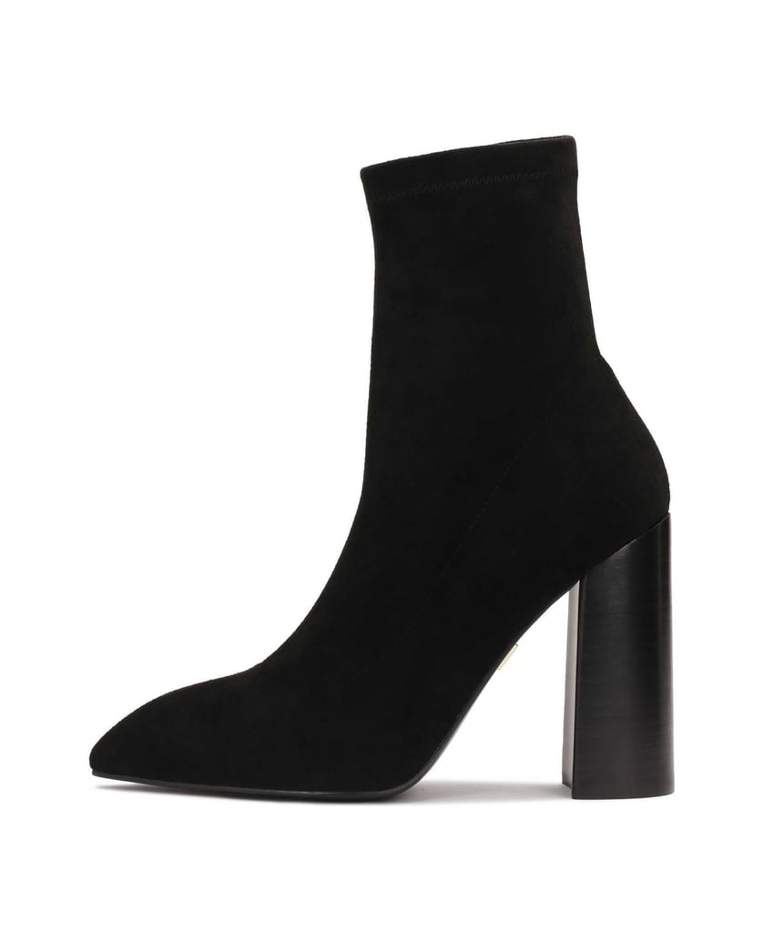 Kazar-Schwarze-Stiefel-aus-Stretchmaterial-schwarz