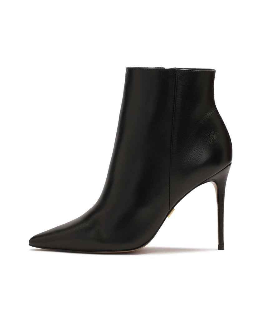 Kazar-Schwarze-Lederstiefel-mit-Absatz-schwarz