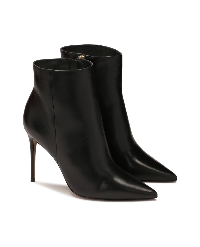 Kazar-Schwarze-Lederstiefel-mit-Absatz-schwarz