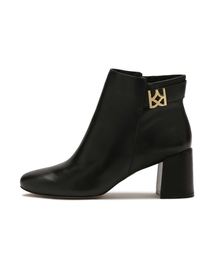 Kazar-Schwarze-Stiefel-mit-breiten-Absätzen-schwarz