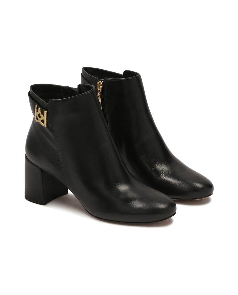 Kazar-Schwarze-Stiefel-mit-breiten-Absätzen-schwarz