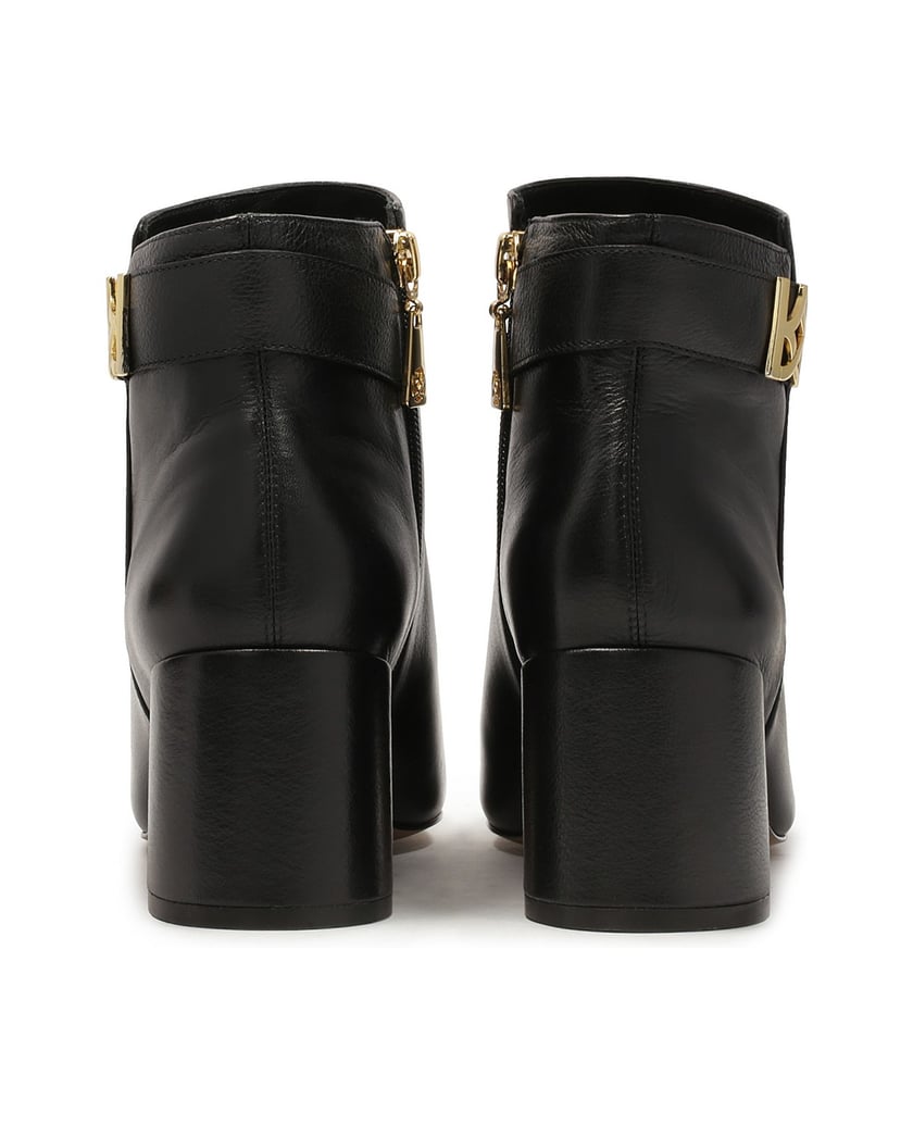 Kazar-Schwarze-Stiefel-mit-breiten-Absätzen-schwarz