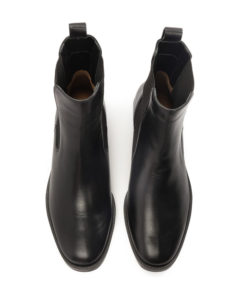 Kazar-Black-leather-Chelsea-boots-černá