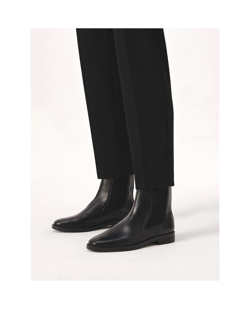 Kazar-Black-leather-Chelsea-boots-černá