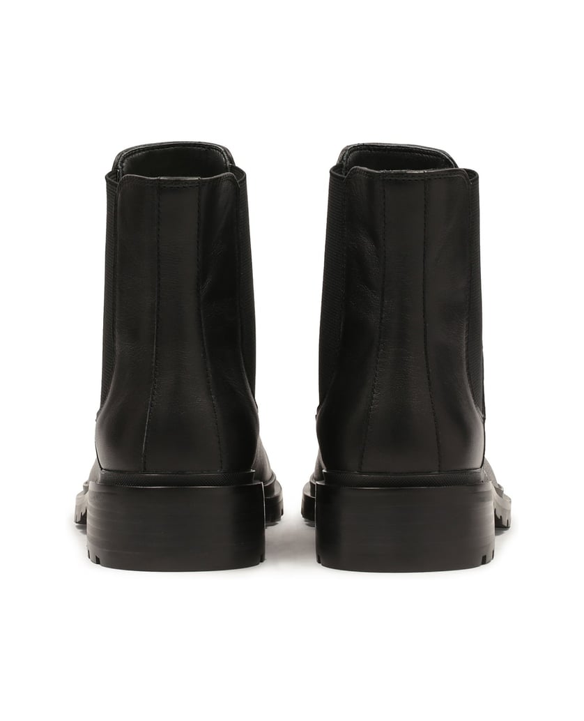 Kazar-Chelsea-Stiefel-aus-Leder-mit-elastische-schwarz