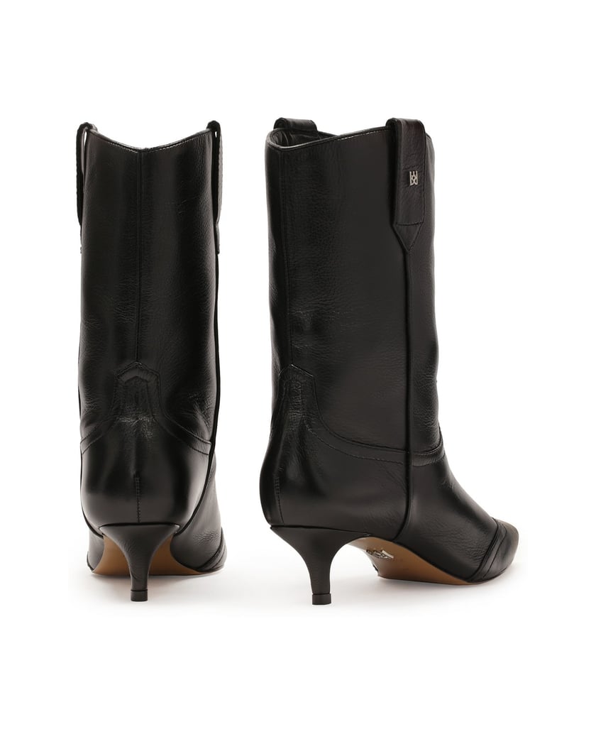 Kazar-Schwarze-Stiefel-mit-abgerundetem-Schaft-schwarz