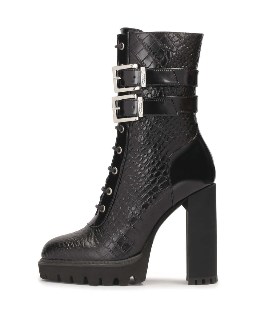 Kazar-Hochhackige-Stiefel-mit-hohem-Schaft-schwarz