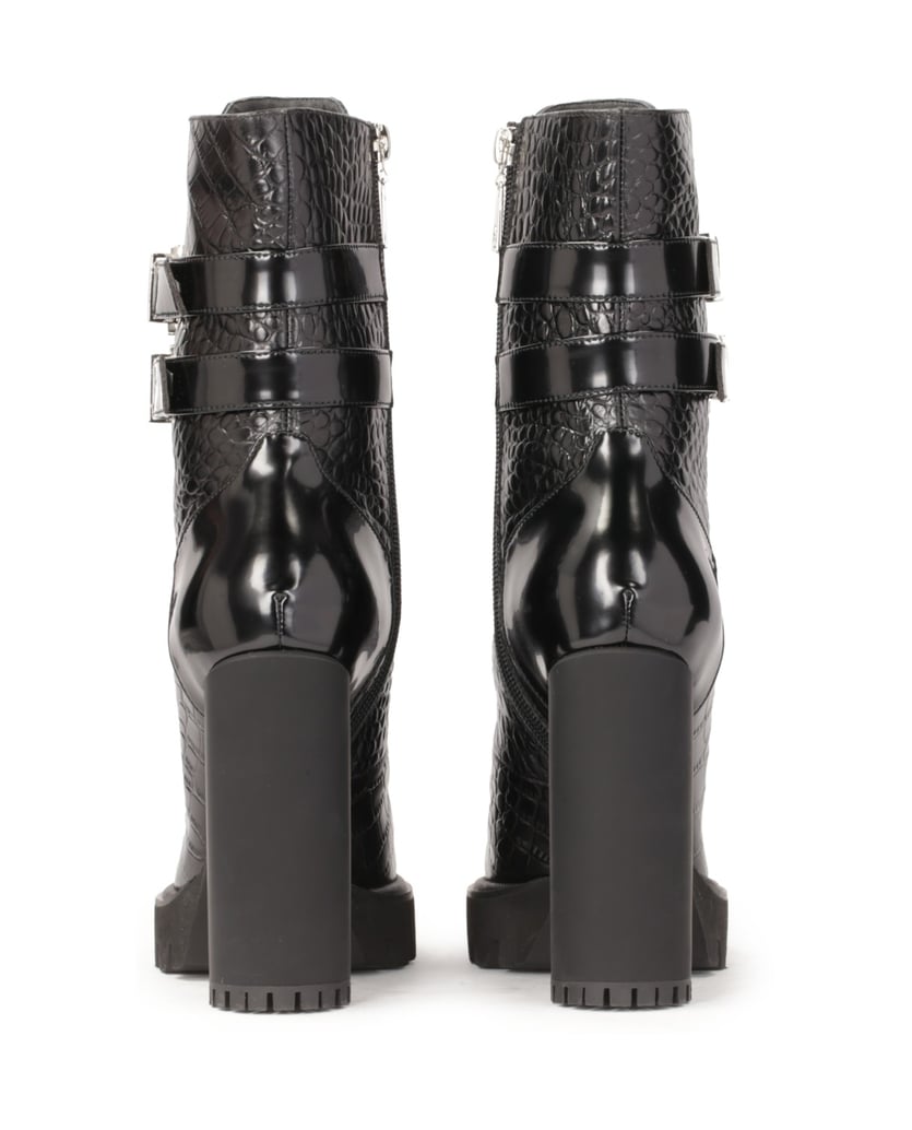 Kazar-Hochhackige-Stiefel-mit-hohem-Schaft-schwarz