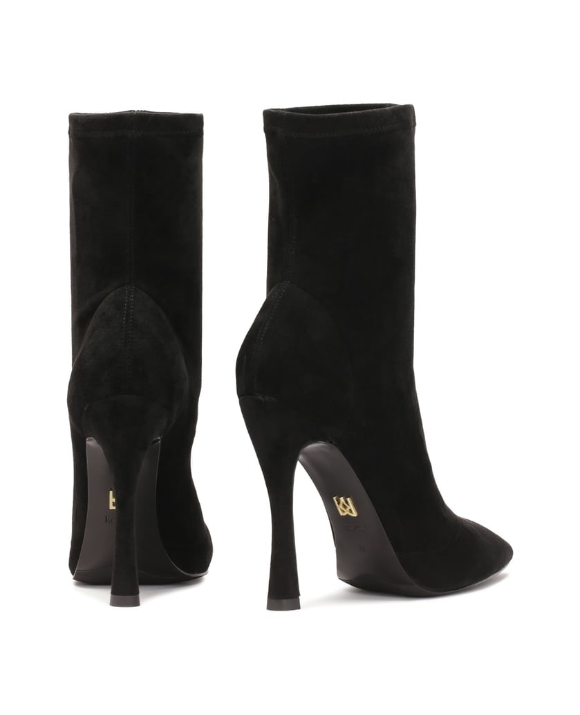 Kazar-Schwarze-Stoffstiefel-mit-konturiertem-A-schwarz