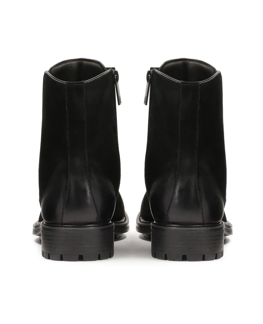 Kazar-Nubuk-Stiefel-mit-gebundenem-Schaft-schwarz