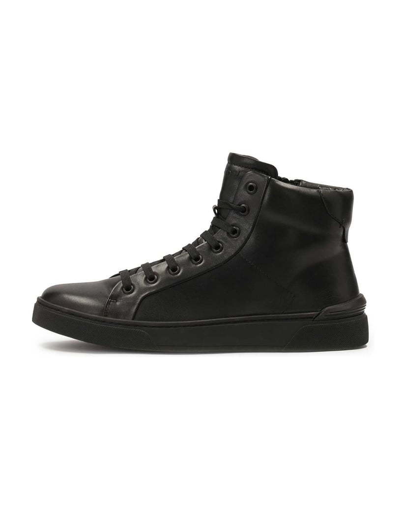 Kazar-Minimalist-men's-sneakers-in-black-color-černá