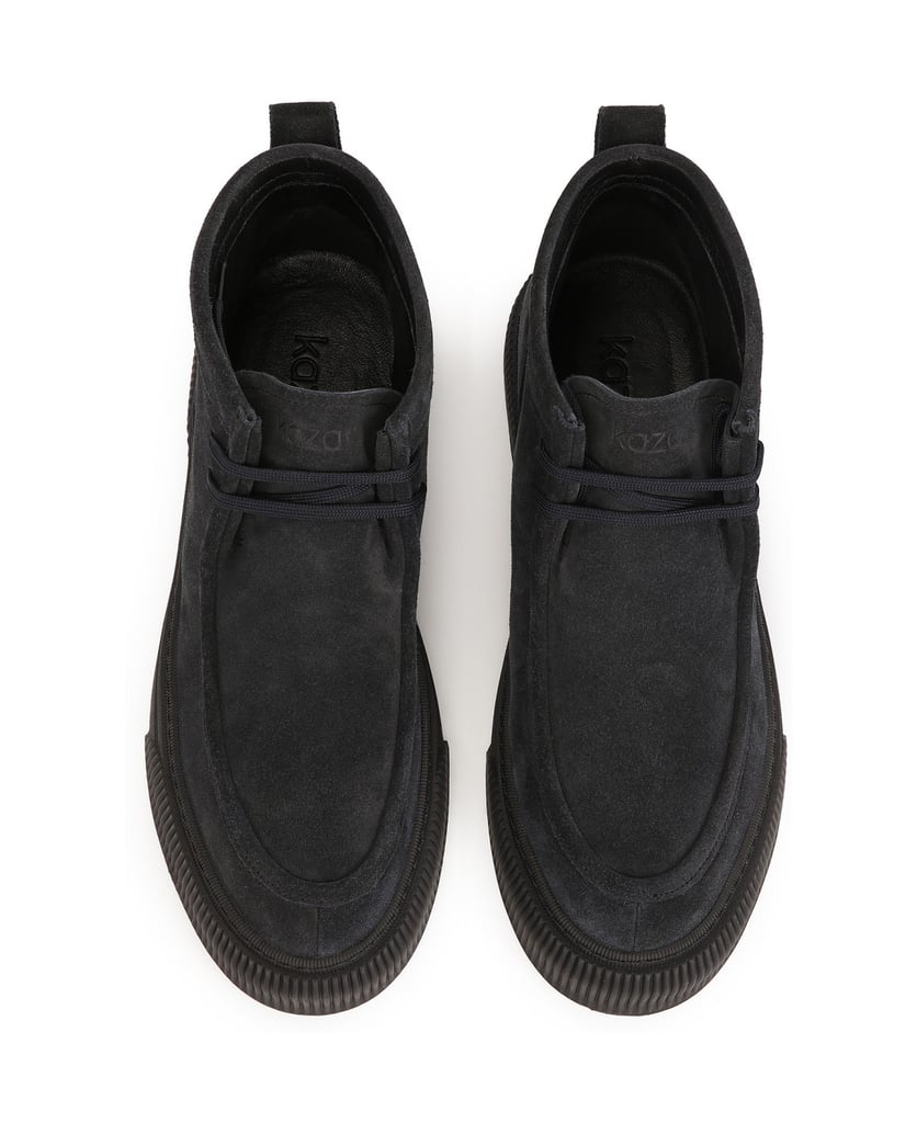 Kazar-Navy-blue-sneakers-with-short-lacing-tmavě-modrá