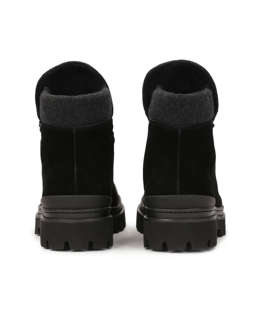 Kazar-Lace-up-suede-boots-černá